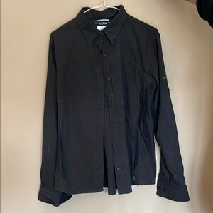 Columbia Black Button-Up Shirt